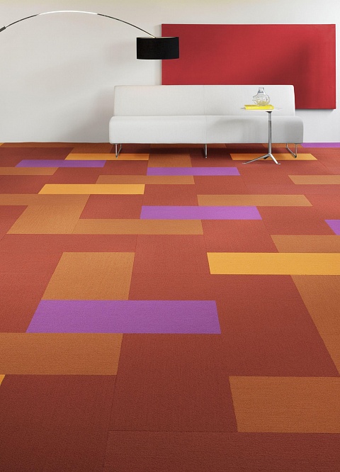 Ковровая плитка Colour plank tile