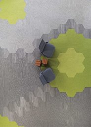 Ковровая плитка Linear shift hexagon Изображение 1